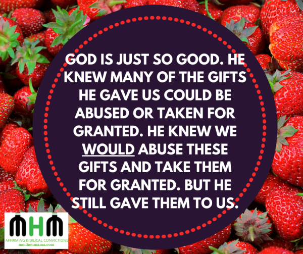 The gifts of God are really, really awesome